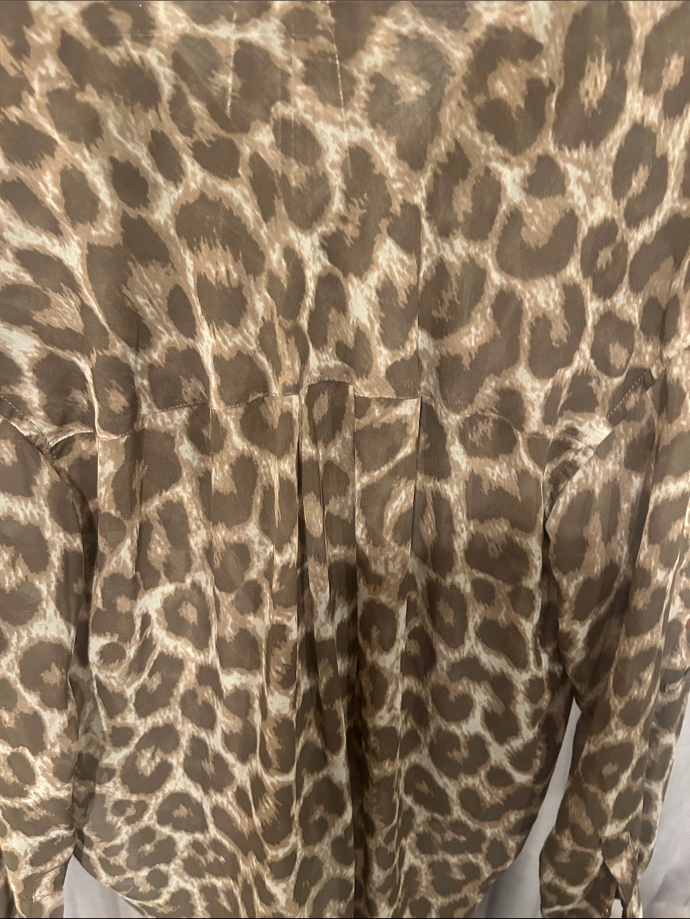 Free People Brown Leopard-Print Button Down Shirt - Picture 7 of 10